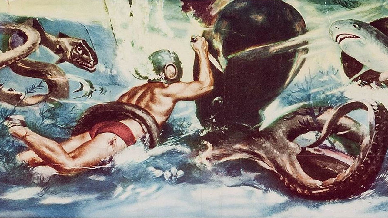 Tempête sous la mer
