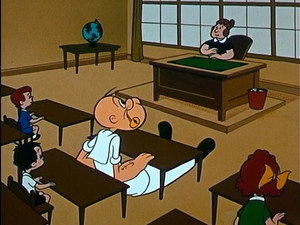 Les épinards à l'école