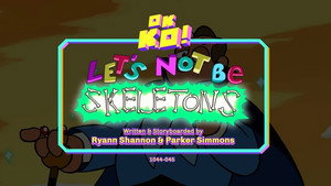 Let's Not Be Skeletons