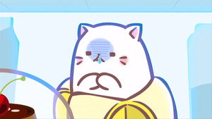 Bananya et le frigo-nya