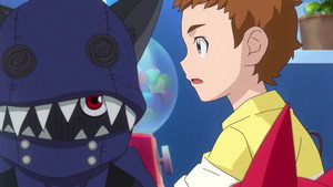 Gros clash ! Agumon contre Gatchmon !