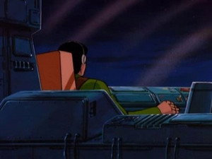 Des lasers dans la nuit