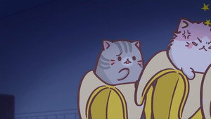Bananya en pleine nuit-nya