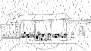 The rain