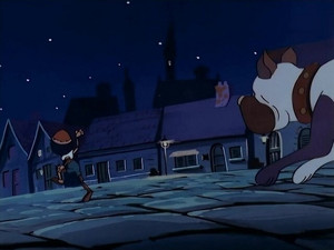 Pinocchio s'enfuit