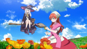 La fille à la beauté florale et du bonheur en bouteille