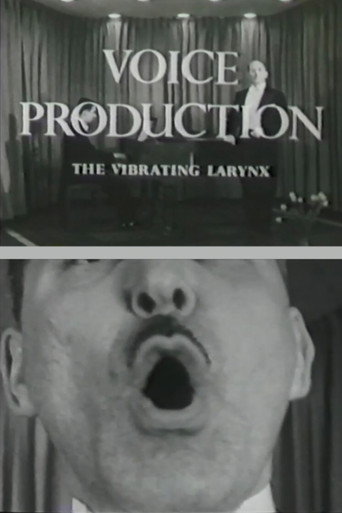 Voice Production: The Vibrating Larynx