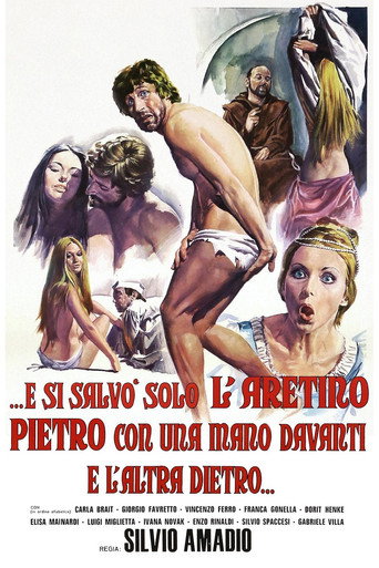 ...e si salvò solo l'Aretino Pietro, con una mano davanti e l'altra dietro...