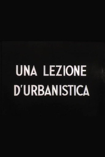 Una lezione di urbanistica