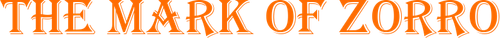 The Mark of Zorro logo