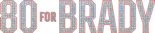 80 for Brady logo