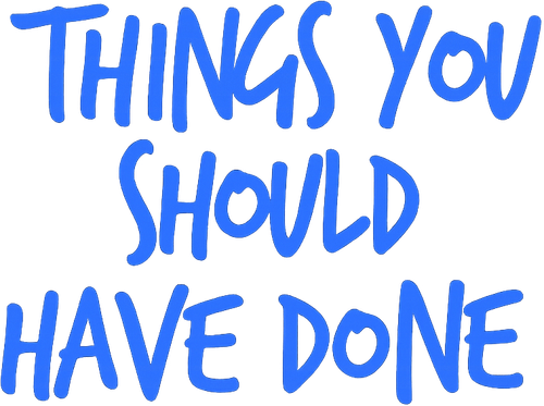Things You Should Have Done logo