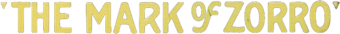 Le signe de Zorro logo