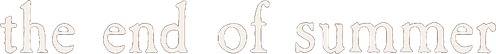 The End of Summer logo
