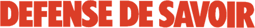 Défense de savoir logo