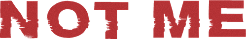 Not me logo