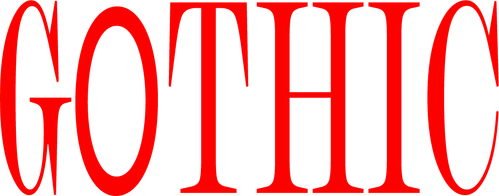 Gothic logo