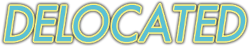 Delocated logo