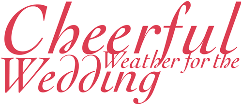 Cheerful Weather for the Wedding logo