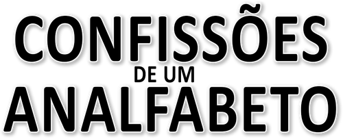 Confissões de um Analfabeto logo