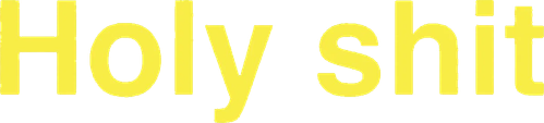 Holy Shit logo