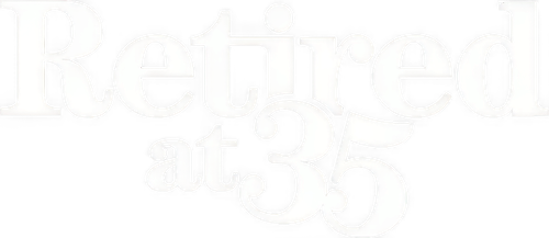 Retired at 35 logo