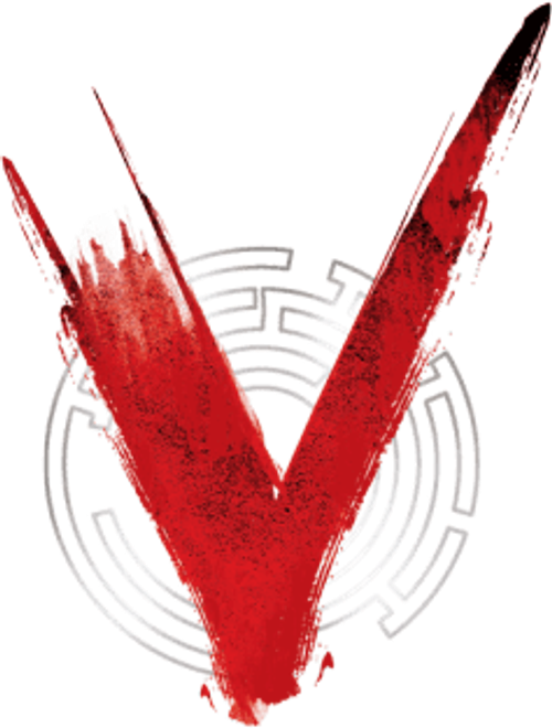 V logo