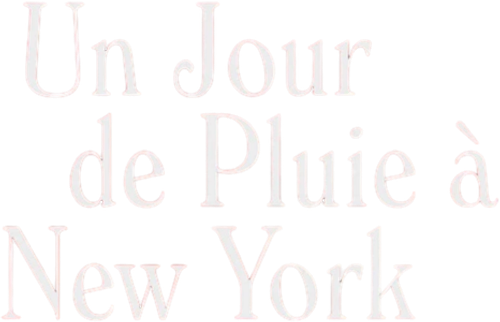 Un jour de pluie à New York logo