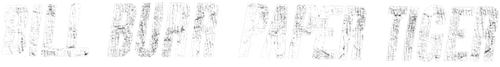 Bill Burr: Paper Tiger logo