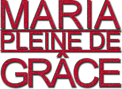 Maria, pleine de grâce logo