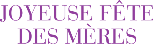 Joyeuse fête des mères logo
