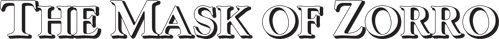 Le Masque de Zorro logo