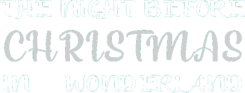 The Night Before Christmas in Wonderland logo