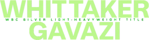 Ben Whittaker vs. Benjamin Gavazi logo