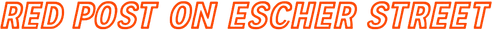 エッシャー通りの赤いポスト logo