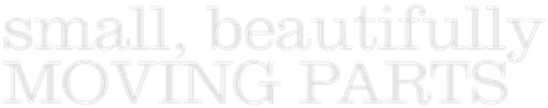 Small, Beautifully Moving Parts logo