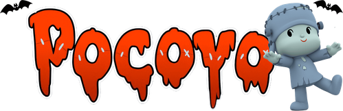 Pocoyo's Halloween logo