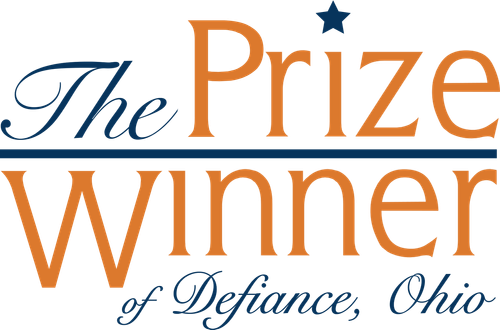 The Prize Winner of Defiance, Ohio logo