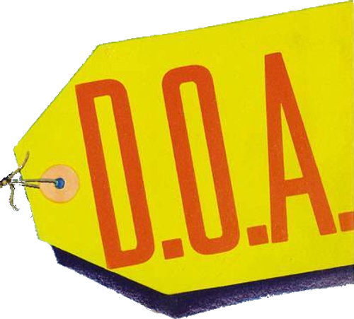 Mort à l'arrivée logo