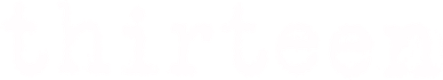 Thirteen logo