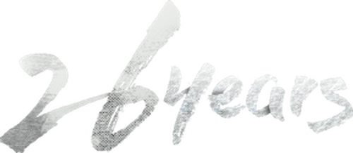 26 Years logo