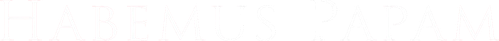 Habemus Papam logo