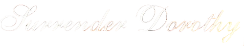 Surrender Dorothy logo