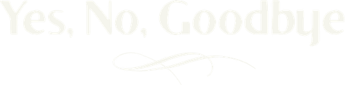 Yes, No, Goodbye logo