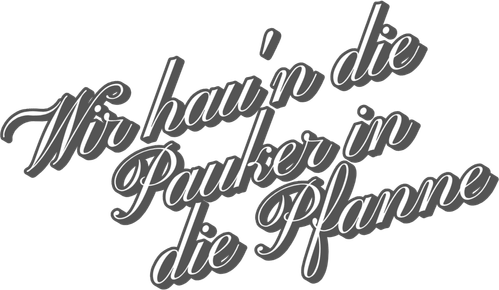 Wir hau'n die Pauker in die Pfanne logo