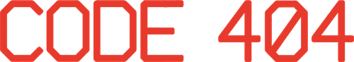 Code 404 logo