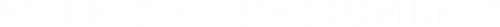 Et le ciel s'assombrit logo