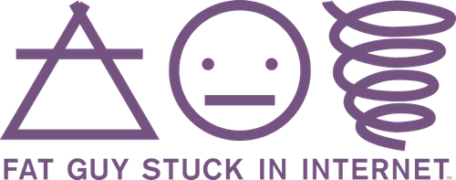 Fat Guy Stuck in Internet logo