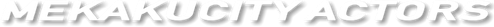 Mekakucity Actors logo