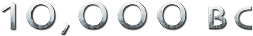 10,000 BC logo